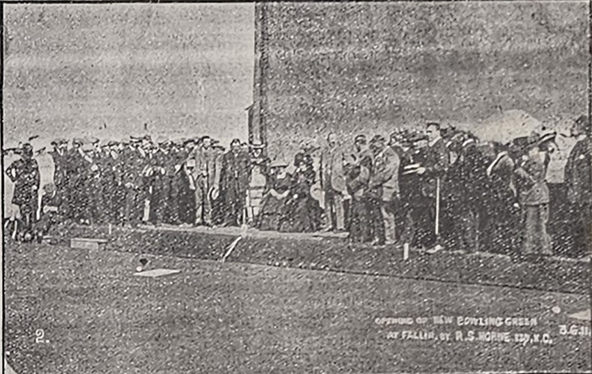 Opening of Bowling Green 1911